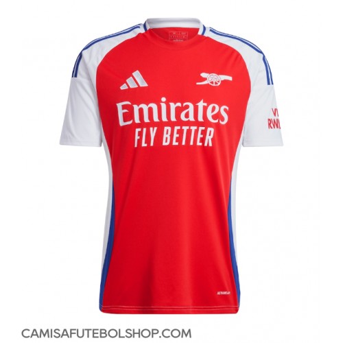 Camisa de time de futebol Arsenal Replicas 1º Equipamento 2024-25 Manga Curta